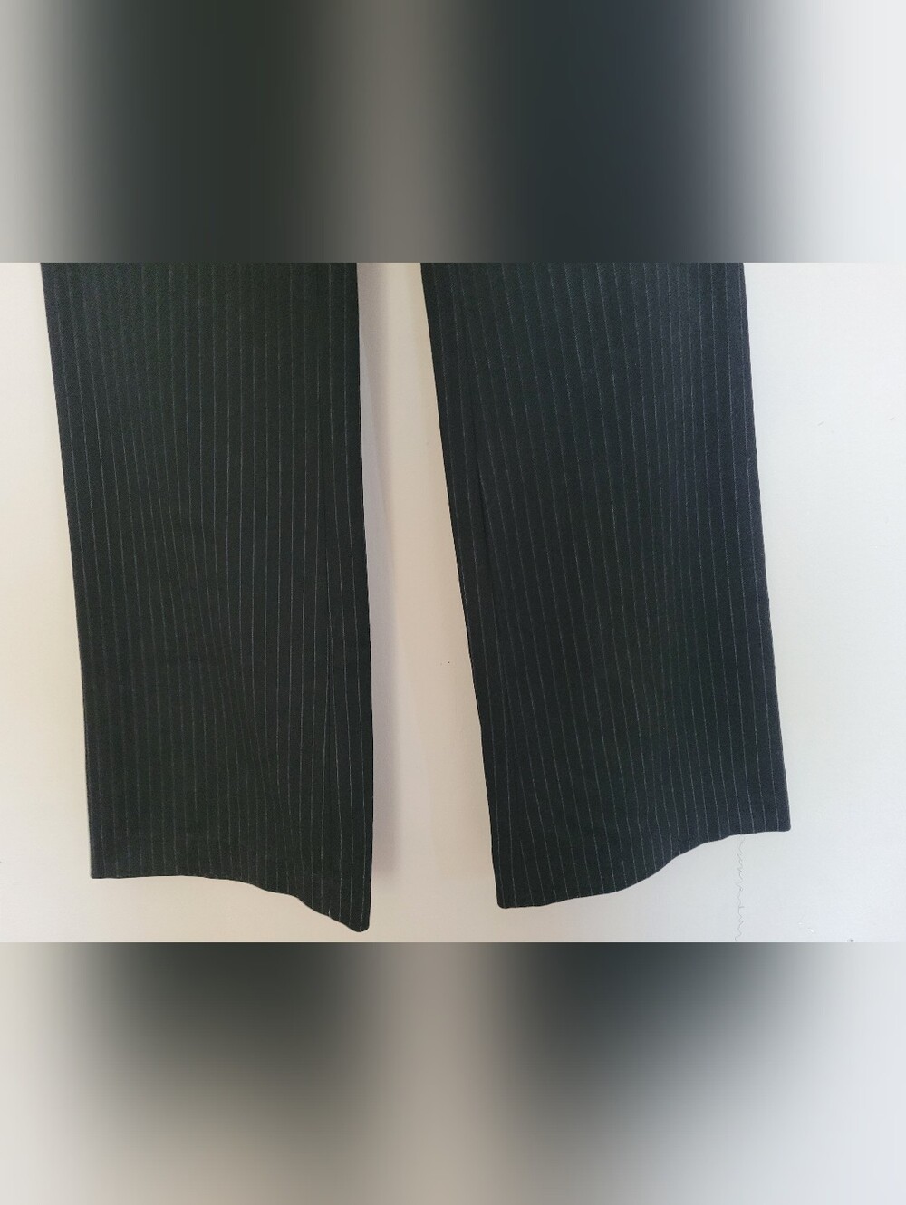 Express Editor Black Striped Bootcut Mid-Rise Dress Pants 00R/XS - Picture 14 of 16